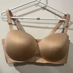 Cacique Comfort Bliss Multiway Strapless Bra 42DD full coverage 7 ways to wear!